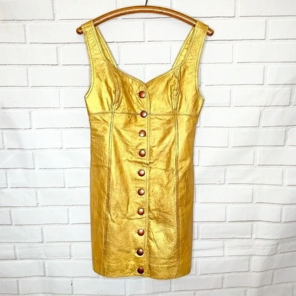 FREE PEOPLE Goldie Mini Dress NWT - Picture 2 of 9